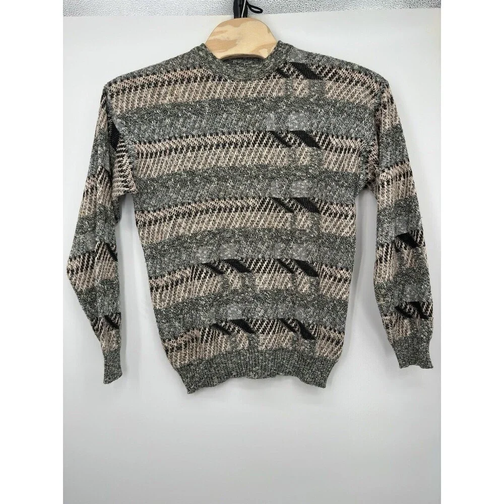 VTG Italian Sweater Co Sweater Men’s Small  Pullover Italy Acrylic Cosby  Granpa